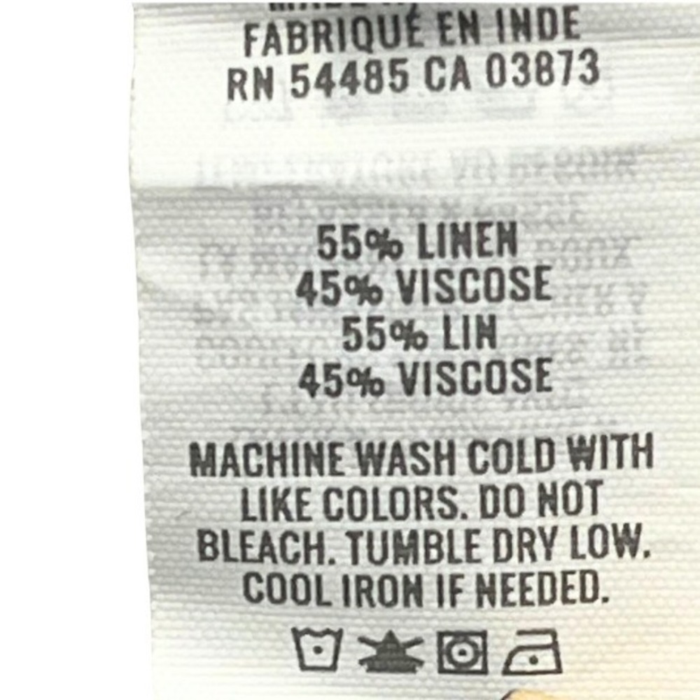 Aerie Womens Forest Green Linen Blend Ruffle Babydoll Mini Dress Size M Pockets - Picture 9 of 11